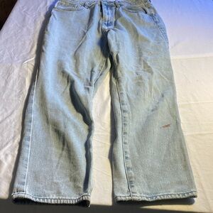 PacSun Women's Light Blue Straight Leg Jeans